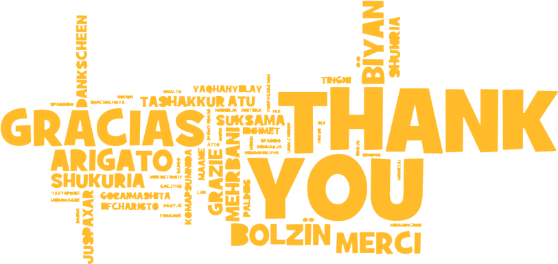 Gracias - Thank You For Your Feedback Clipart (841x526), Png Download