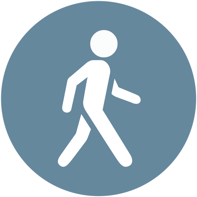 Walk Ins North Hills Family Medicine - White Walking Icon Png Clipart (800x800), Png Download