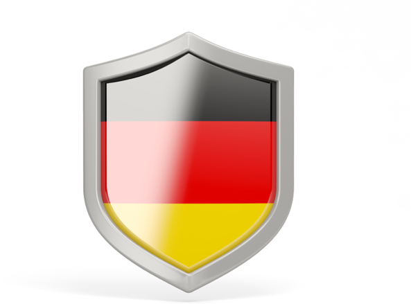 Illustration Of Flag Of Germany - German Flag Shield Png Clipart (640x480), Png Download