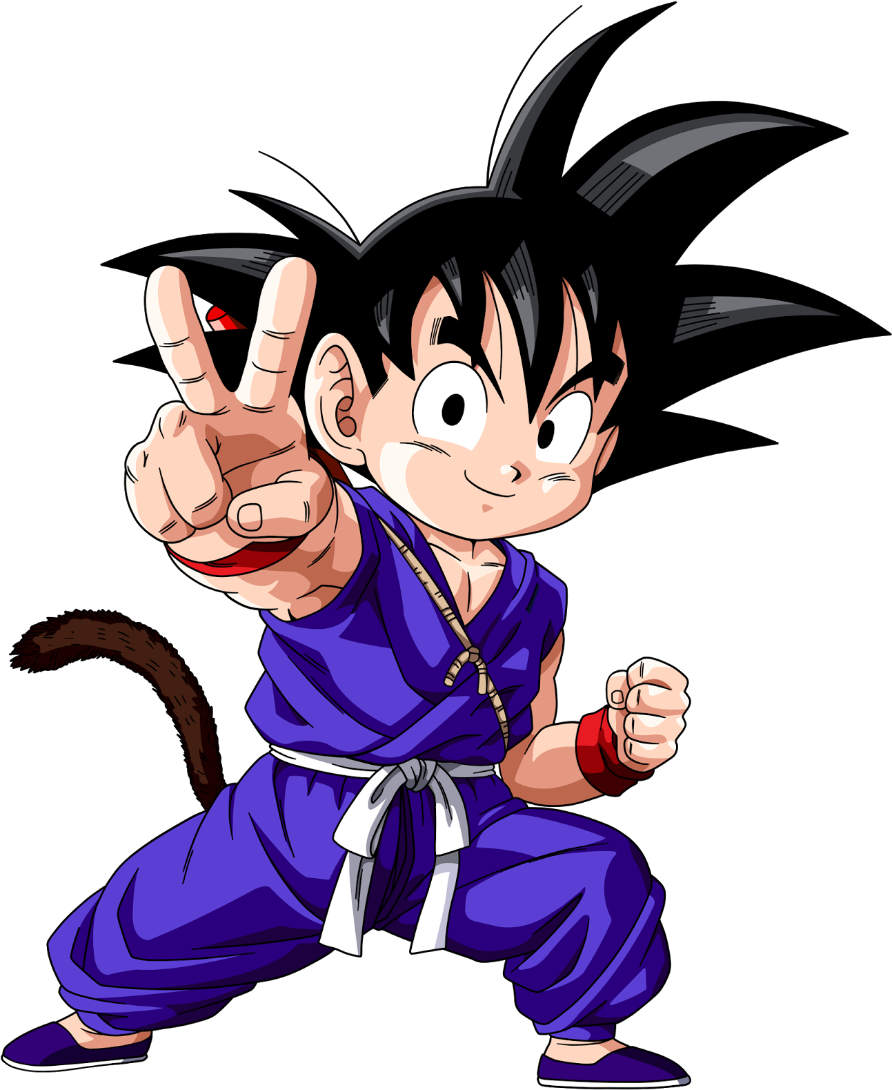 Gracias Goku Goku Png, Dragon Ball Z, Dragon Z, Manga - Son Goku Kid Clipart (1294x1600), Png Download