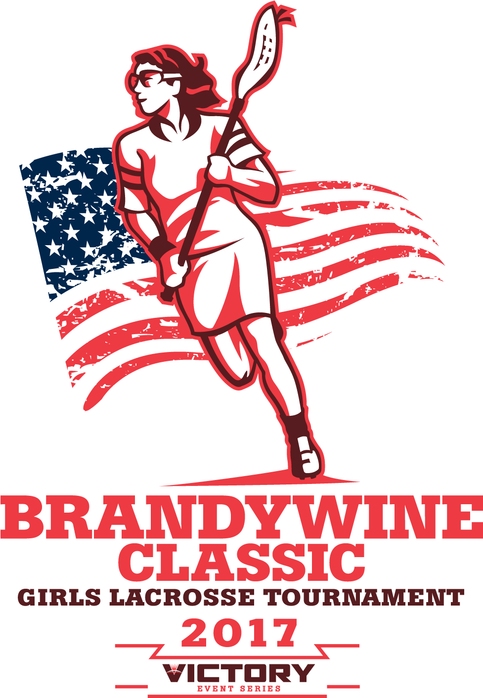 Girls Brandywine Classic Lacrosse Tournament 2017 Logo - Poster Clipart (1500x1500), Png Download