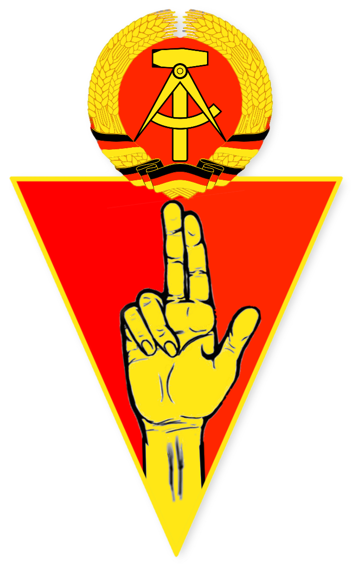 Kdaw Logo Ddr - Nationale Front Der Deutschen Demokratischen Republik Clipart (840x1153), Png Download