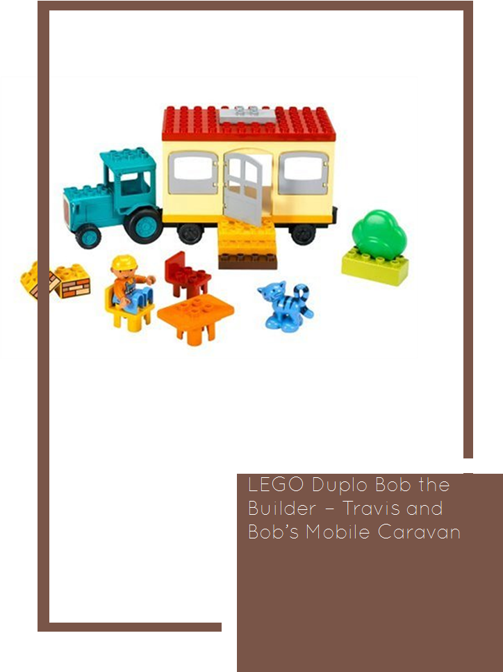 Lego Duplo Bob The Builder Travis And Bob's Mobile - Lego Clipart (735x1100), Png Download