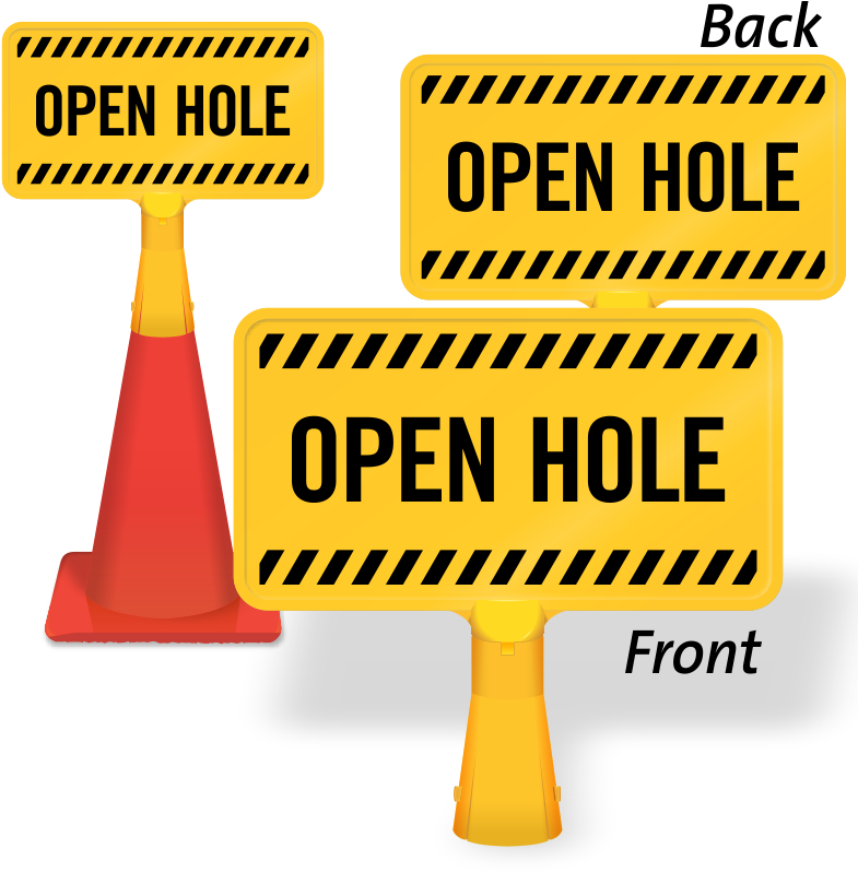 Open Hole Coneboss Sign Clipart (800x800), Png Download
