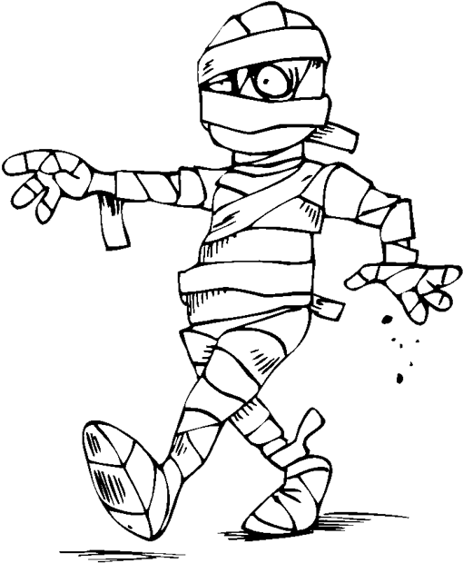Mummy Drawing At Getdrawings - Funny Mummy Clipart (576x756), Png Download