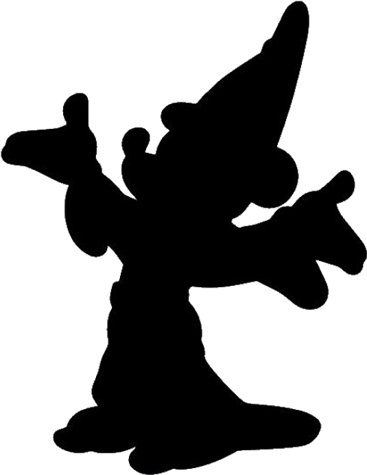 Disney Nail Art Daysofdisney - Disney Character Silhouettes Png Clipart (550x685), Png Download