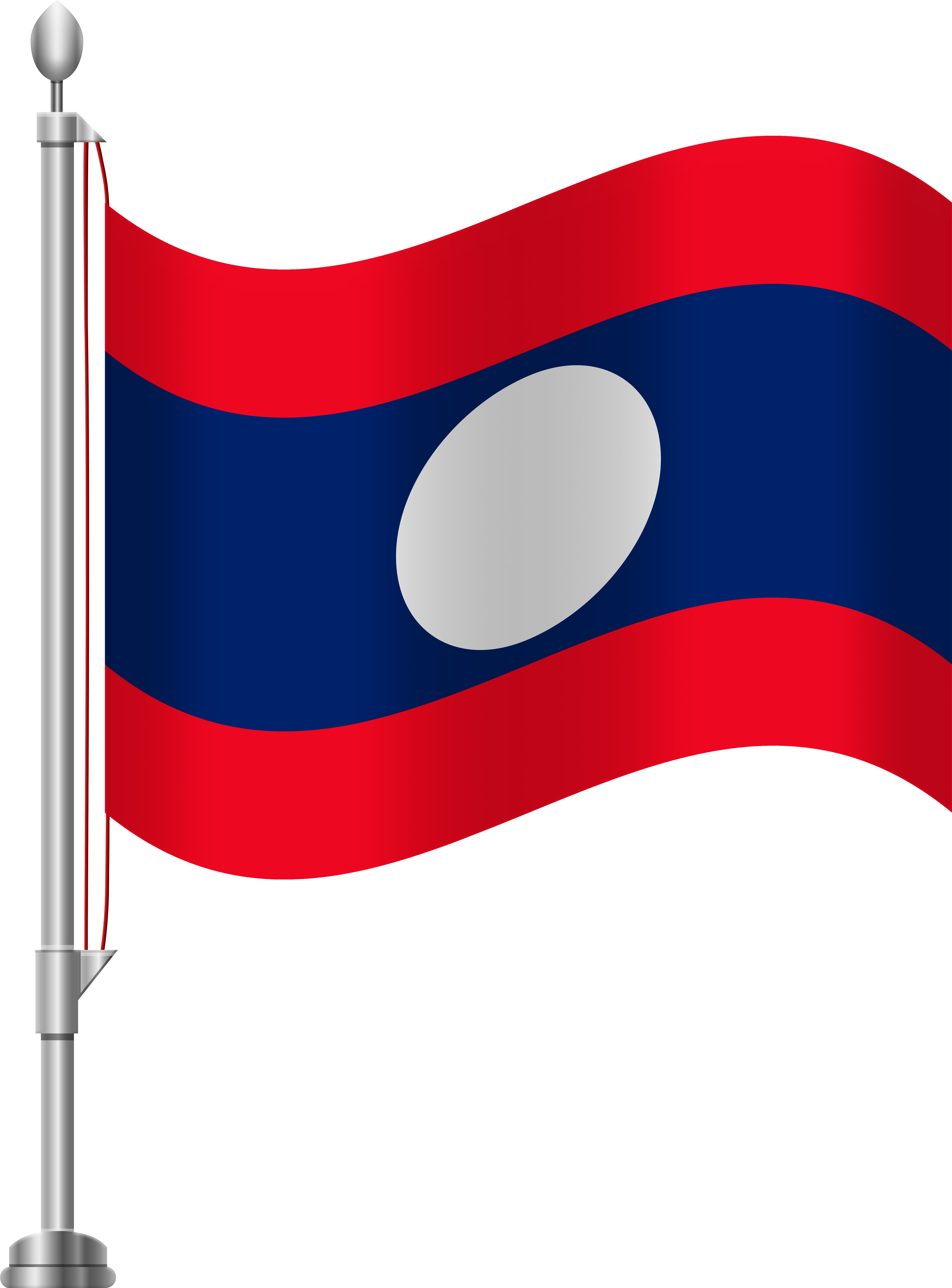 Laos Flag Png Clip Art Transparent Png (6141x8000), Png Download