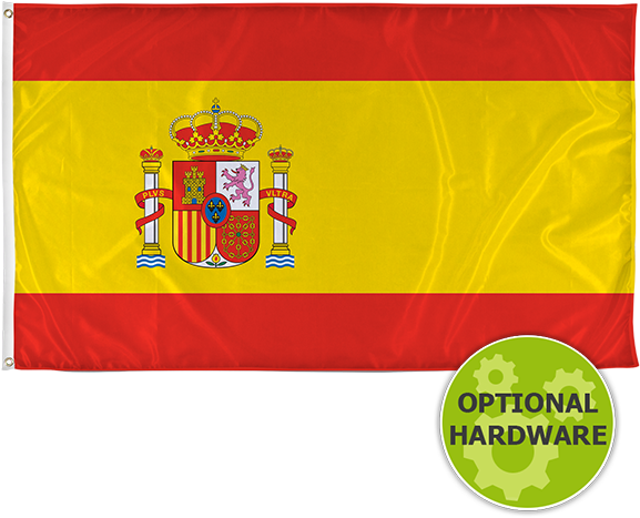 Spain Flag Clipart (600x600), Png Download
