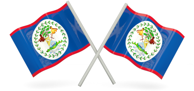 Flag Icon, Flags Of The World, Png Format, Belize, - Antigua Flag On Pole Clipart (640x480), Png Download