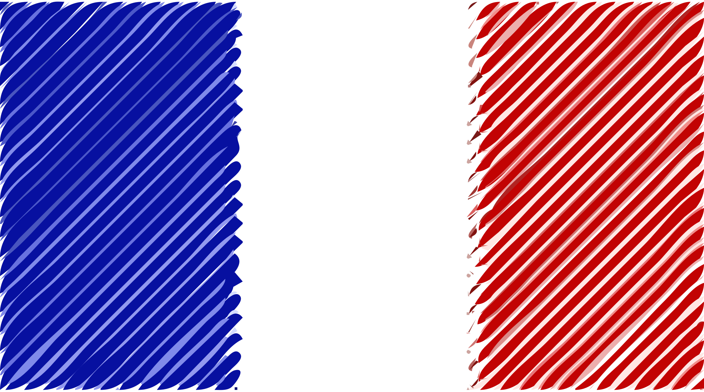 This Free Icons Png Design Of France Flag Linear Clipart (2400x1339), Png Download