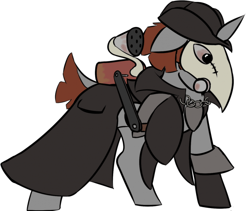 Free Png Download Plague Doctor Pony Png Images Background - Plague Doctor Pony Clipart (850x730), Png Download