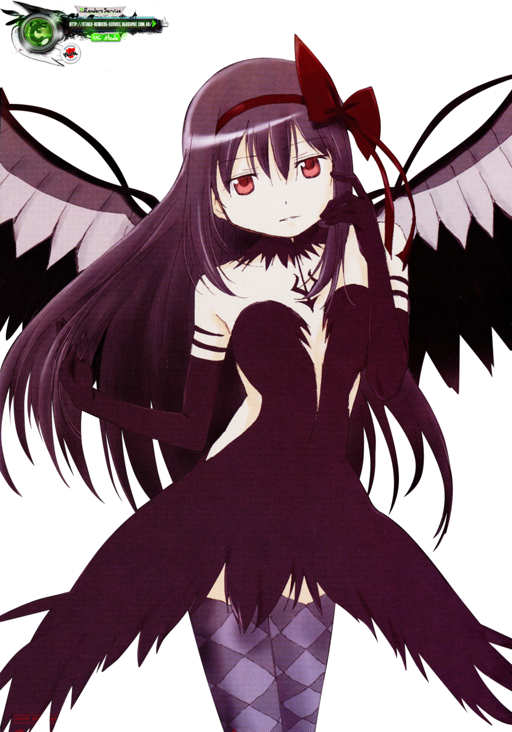 Pin By Aiko Tanaka On Cosplay Refrence Pictures - Devil Homura Png Clipart (1024x1465), Png Download