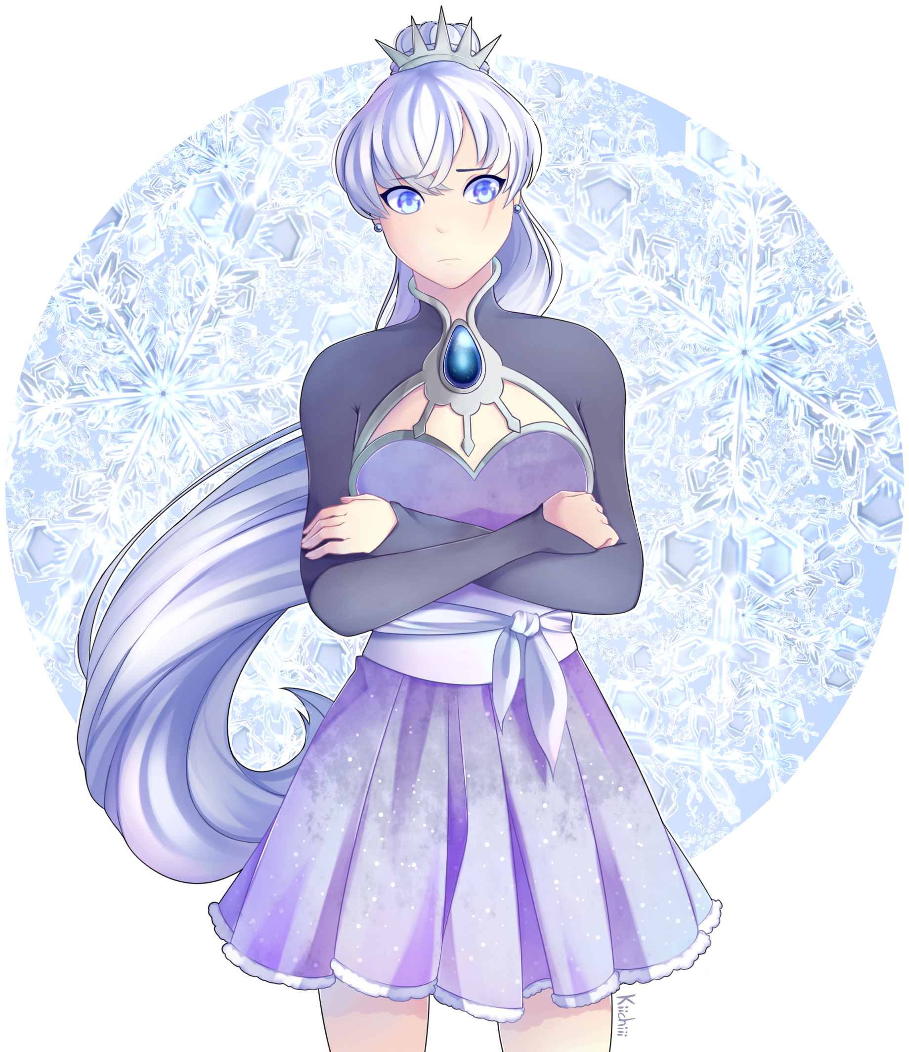 Kiichi Twilight Sparkle Weiss Schnee Anime Clothing - Quartz Clipart (2160x2160), Png Download