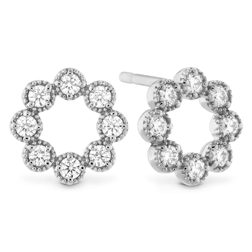 Hearts On Fire - Earrings Clipart (1564x1175), Png Download