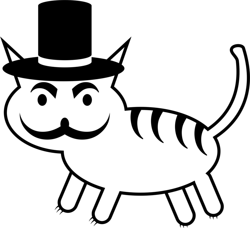Whiskers Cat Snout Dog Cartoon - Cat Clipart (824x750), Png Download
