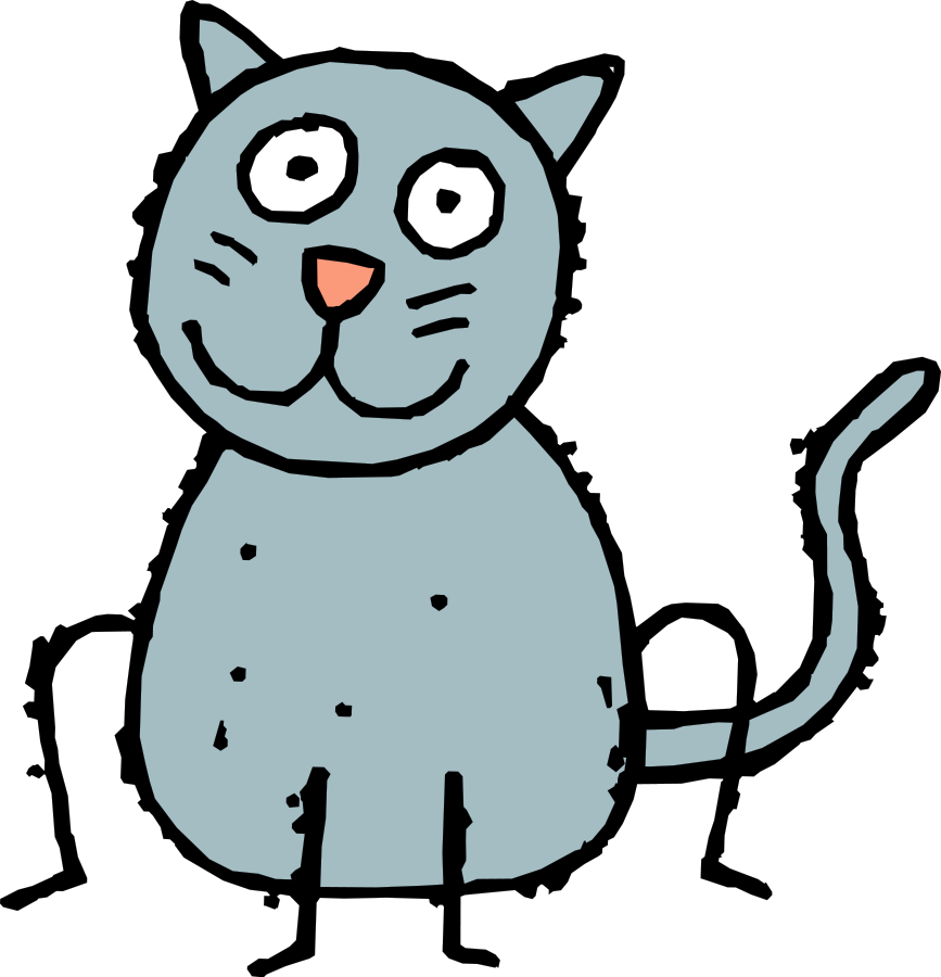 Cartoon Cat 01 Png Clip Arts Transparent Png (578x600), Png Download