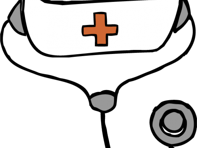 Nurse Clipart Hat - Nurse Drawing - Png Download (640x480), Png Download