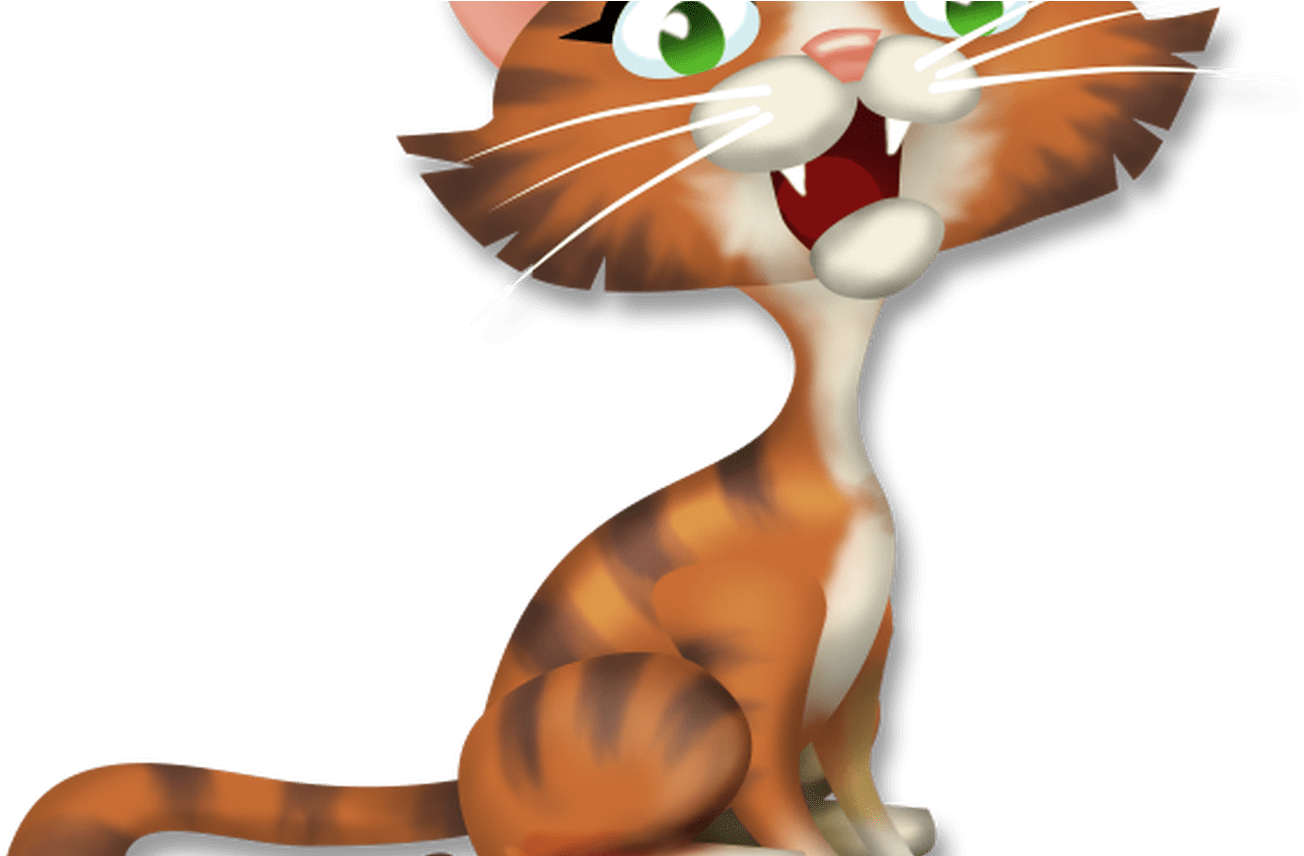 Cartoon Cat Sitting Jpg Transparent Techflourish Collections - Cartoon Clip...