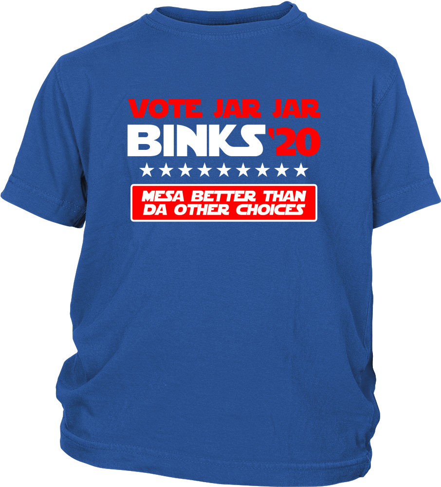 Vote Jar Jar 2020 Youth T-shirt - Active Shirt Clipart (1000x1000), Png Download