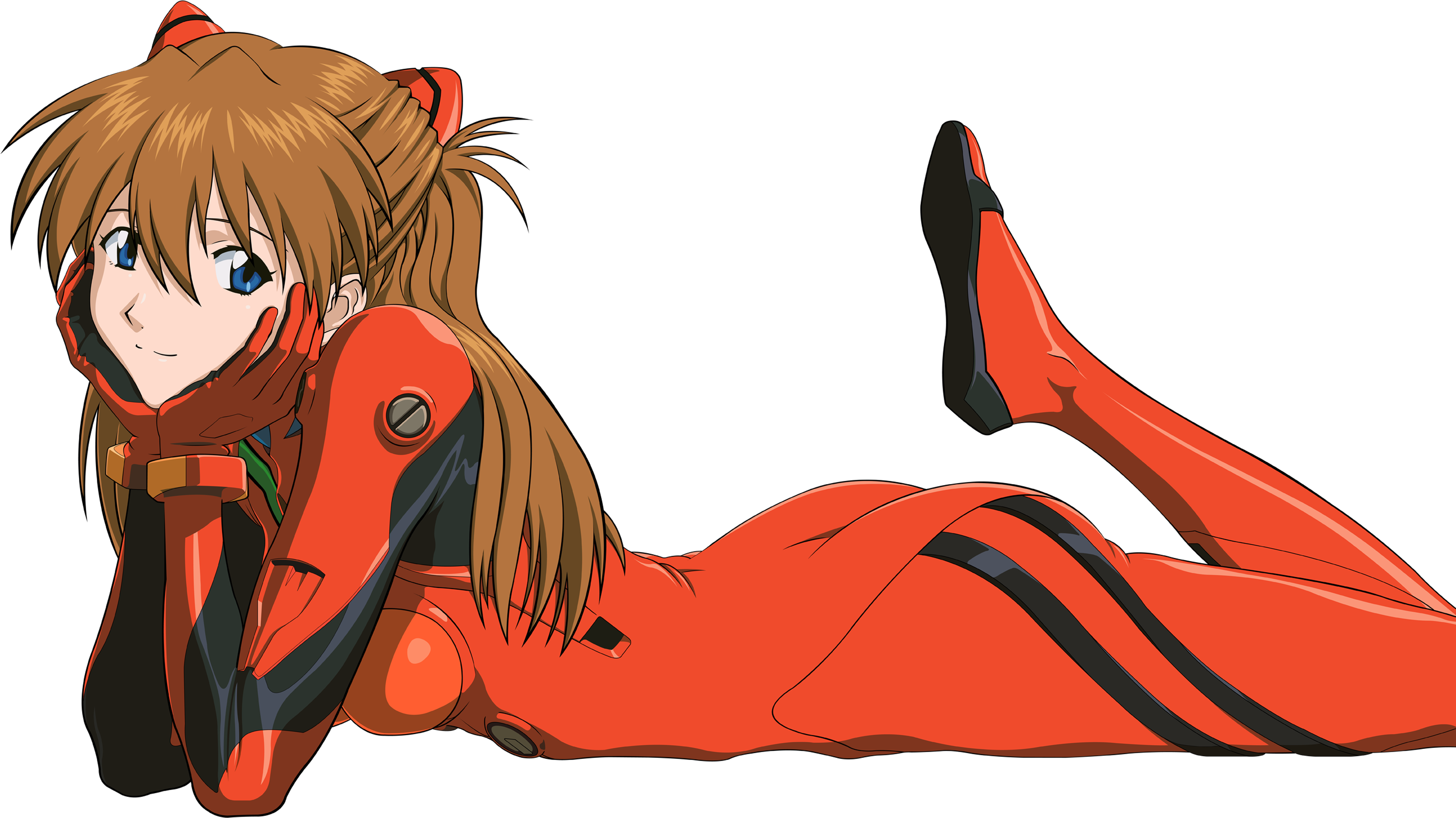 Png - Neon Genesis Evangelion Asuka Langley Clipart (5000x2823), Png Download