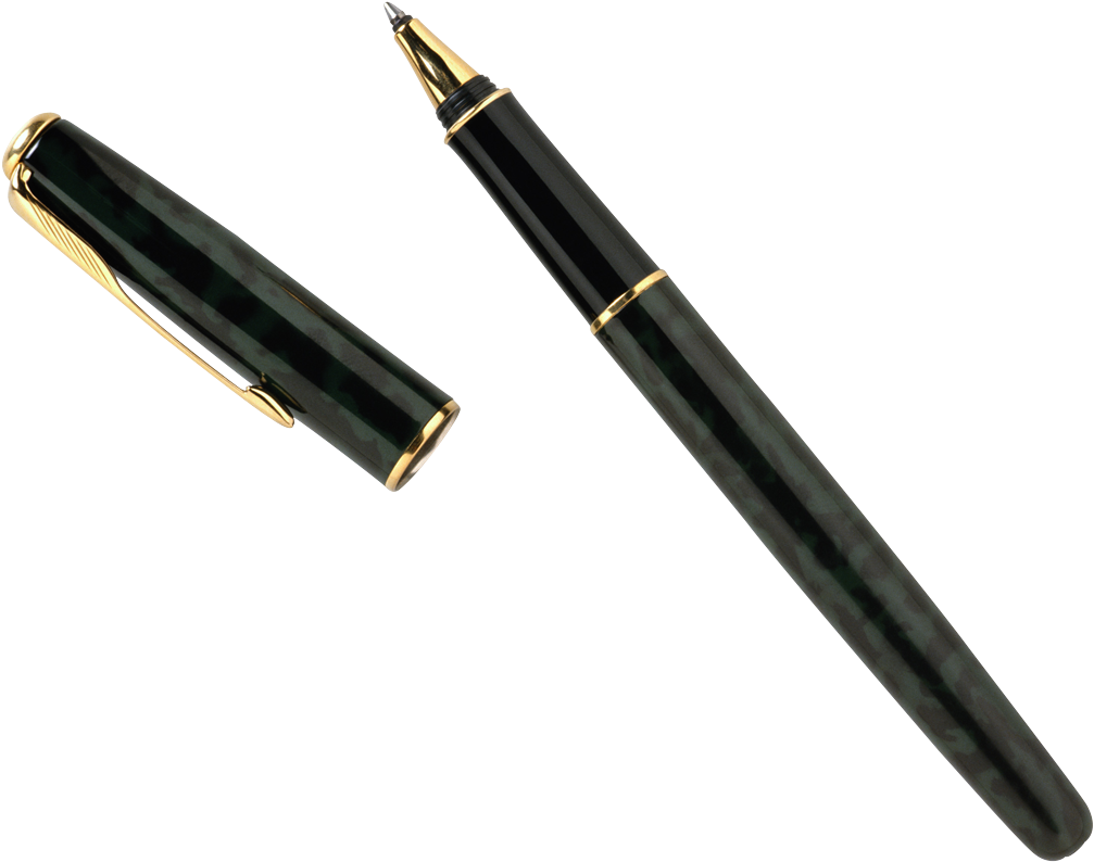 Pen Icon - Stationery Top View Png Clipart (1024x807), Png Download