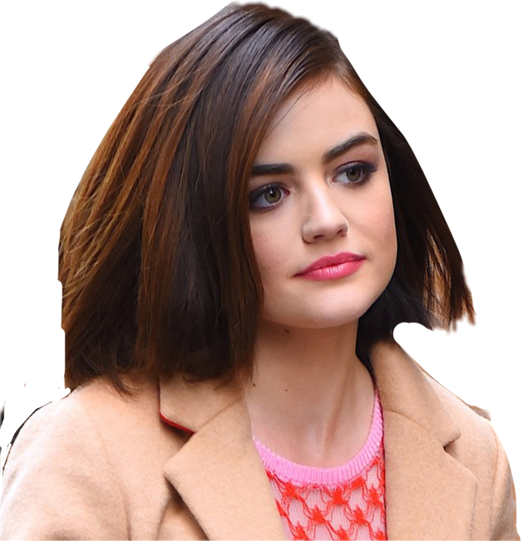 Lucy Hale Brown Hair Clipart (1024x1063), Png Download