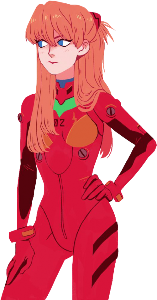 Asuka Langley Soryu Fanart Clipart (700x1005), Png Download