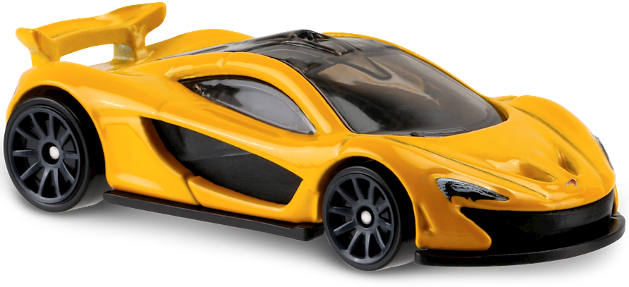 Mclaren P1™ - Hot Wheels Mclaren P1 Yellow Clipart (892x407), Png Download
