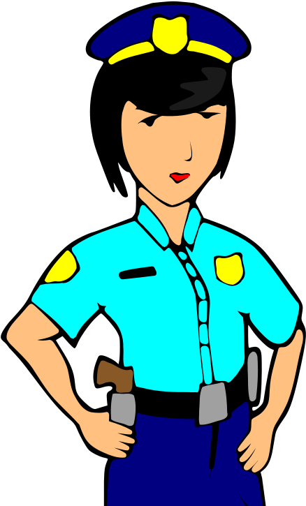 Filepolicewoman - Svg - Police Officer Clipart - Png Download (500x750), Png Download