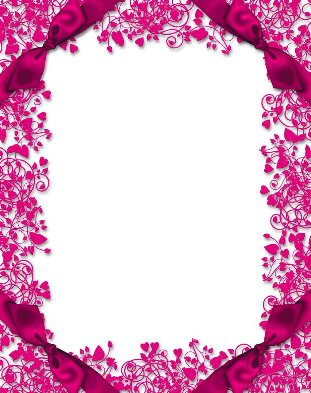 Pink Floral Border Png High-quality Image - Love Photos Sinhala Download Clipart (1014x1280), Png Download