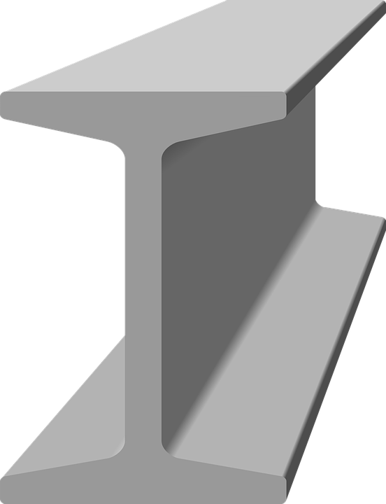 I-beam - Cartoon Pics Of Steel Clipart (552x720), Png Download