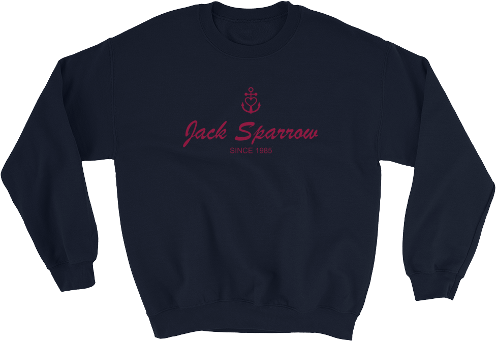 Jack Sparrow Unisex Crewneck Sweatshirt, Collection - No Label Sweater Clipart (1000x1000), Png Download