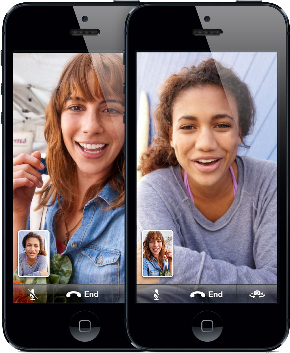 Video Call Iphone 5 Clipart (1280x1220), Png Download
