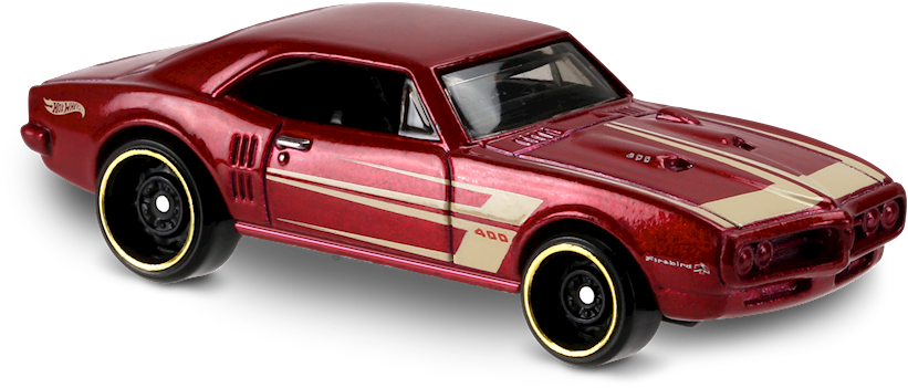 Hot Wheels Clipart Red - 67 Pontiac Firebird 400 Hot Wheels - Png Download (892x407), Png Download
