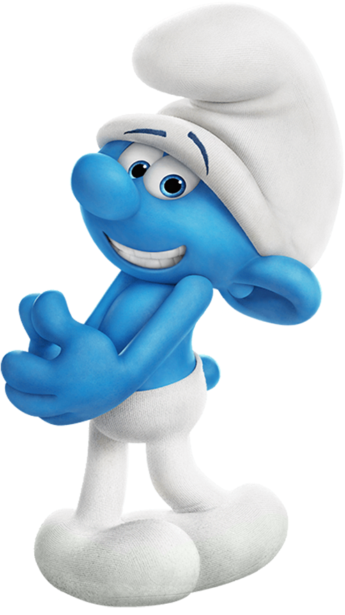 Clumsy Smurfs The Lost Village , Png Download - Smurfs The Lost Village Clumsy Clipart (495x883), Png Download