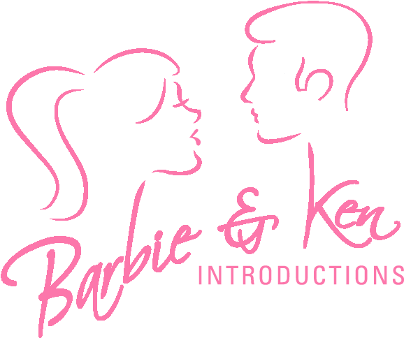 When - Barbie Y Ken Logo Clipart (615x520), Png Download