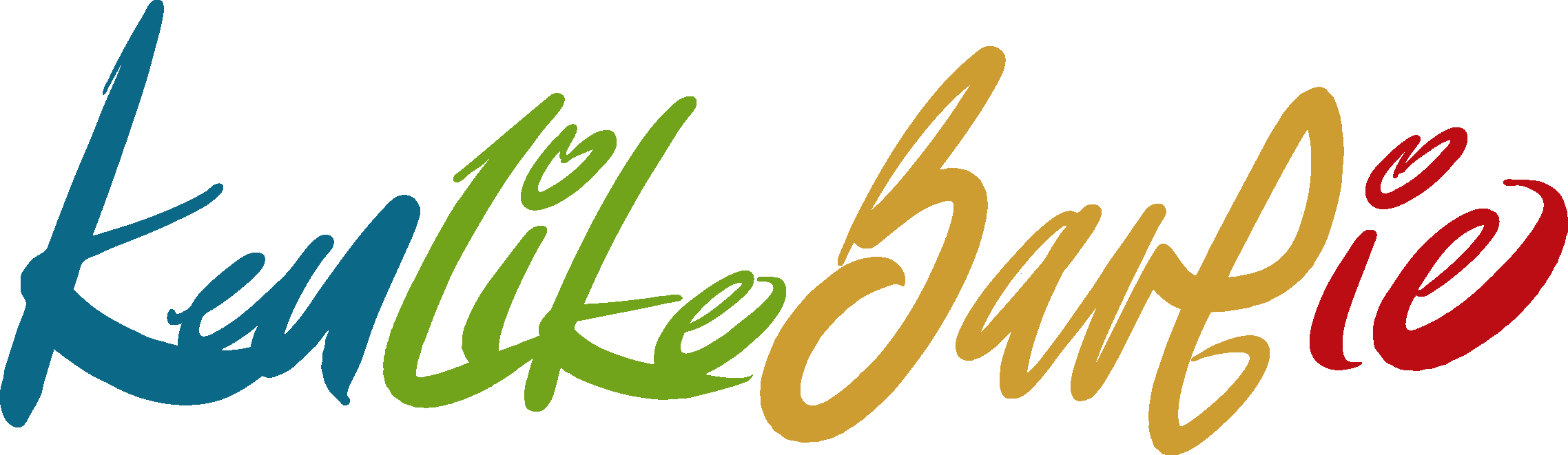 Kenlikebarbie Logo2015 - Calligraphy Clipart (2276x661), Png Download