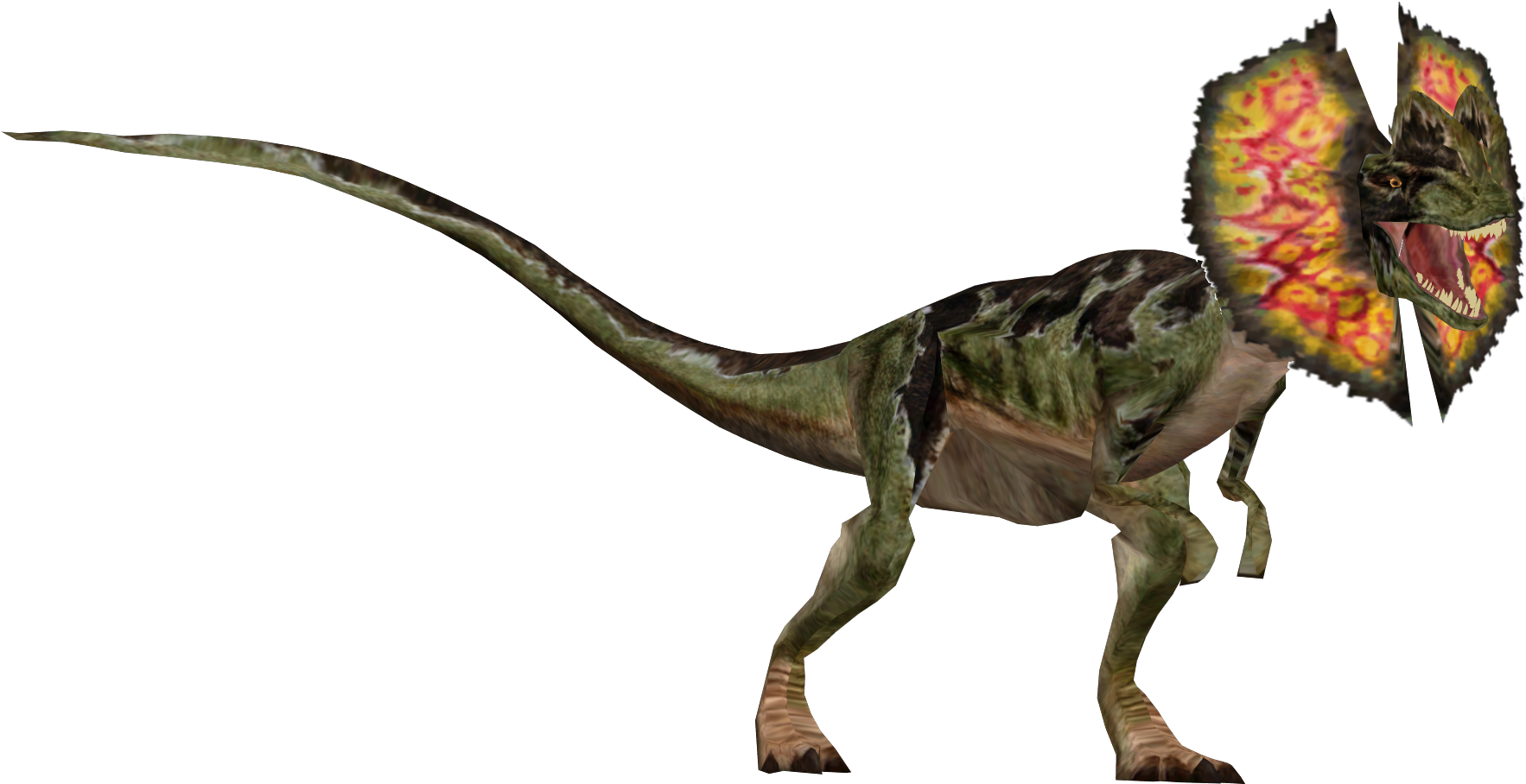 Jurassic Park Operation Genesis Dilophosaurus Clipart (1920x1080), Png Download