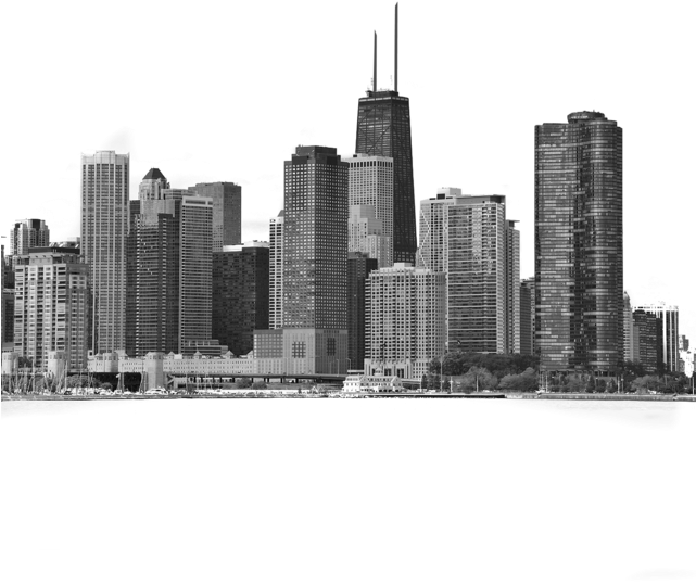 640 X 1024 22 - Chicago Skyline 1930s Clipart (640x1024), Png Download