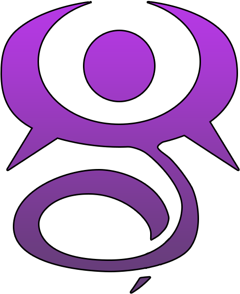 Phantom Lord Symbol Logos, Game, Fairy Tail Guild, - Fairy Tail Phantom Lord Logo Clipart (595x595), Png Download