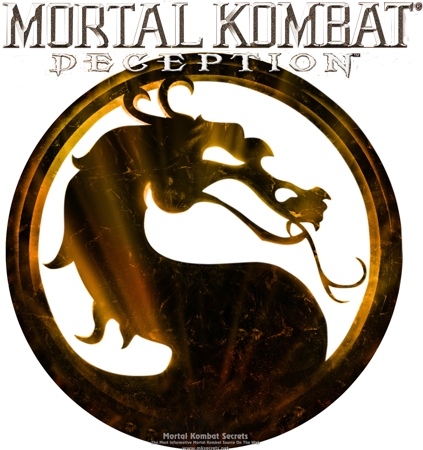 Mortal Kombat Secrets Injustice 2 Logo Line Out Injustice - Mortal Kombat Deception Logo Clipart (1410x1493), Png Download