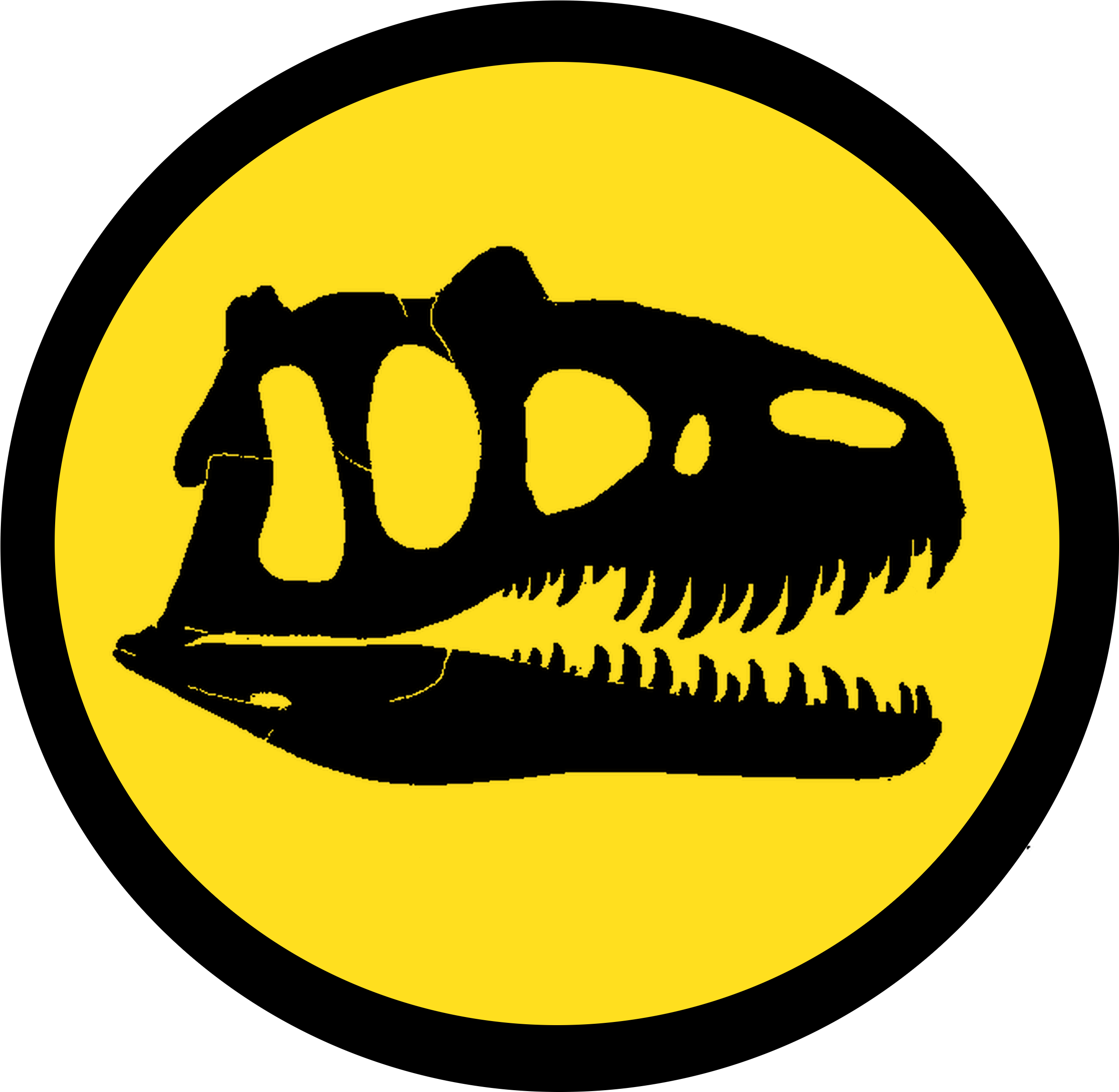 Allosaurus Jurassic Park Logo - Jurassic Park Dino Logos Clipart (2927x2503), Png Download