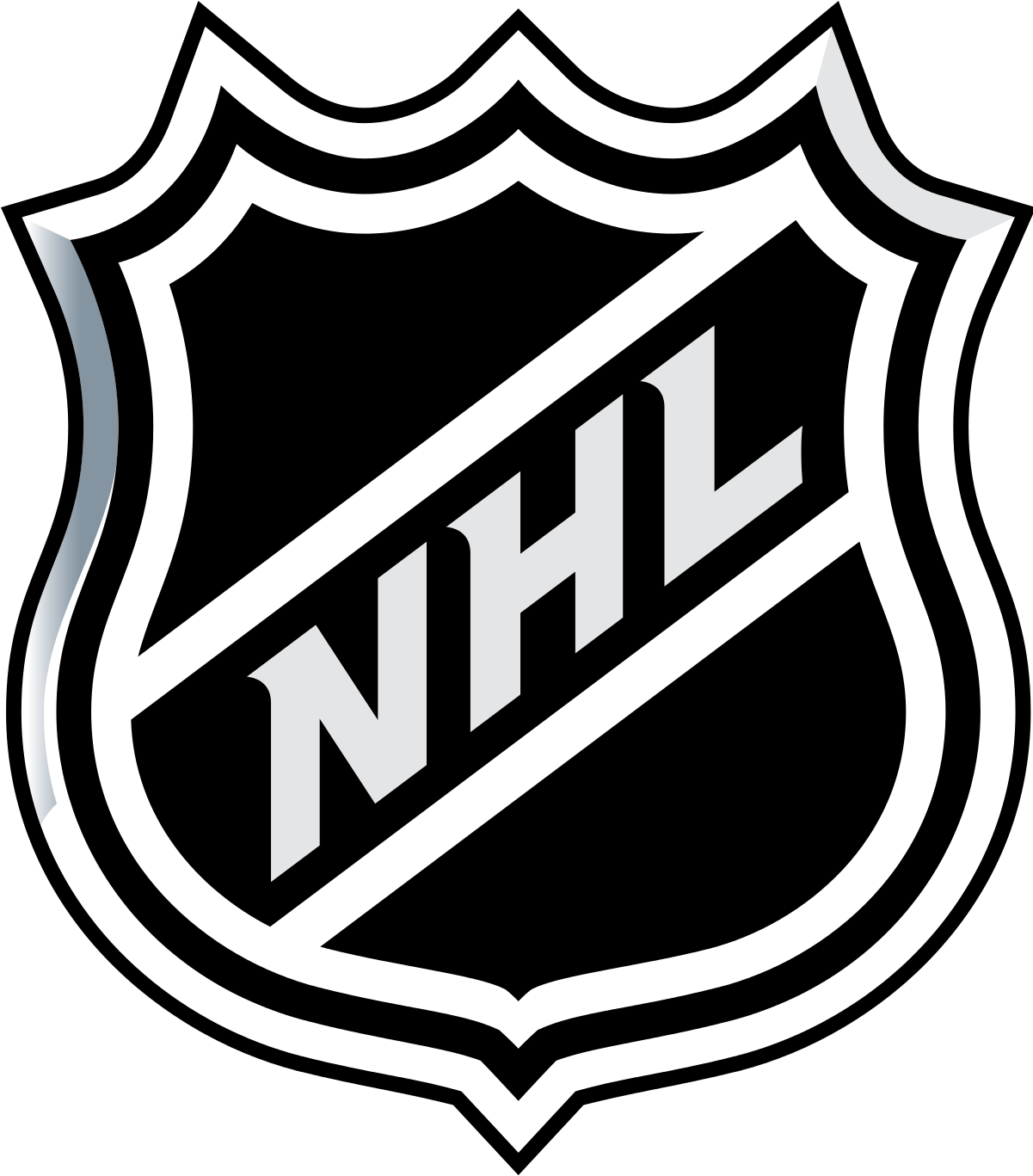 The National Hockey League Is A Professional Ice Hockey - Nhl Logo Clipart (1700x1450), Png Download