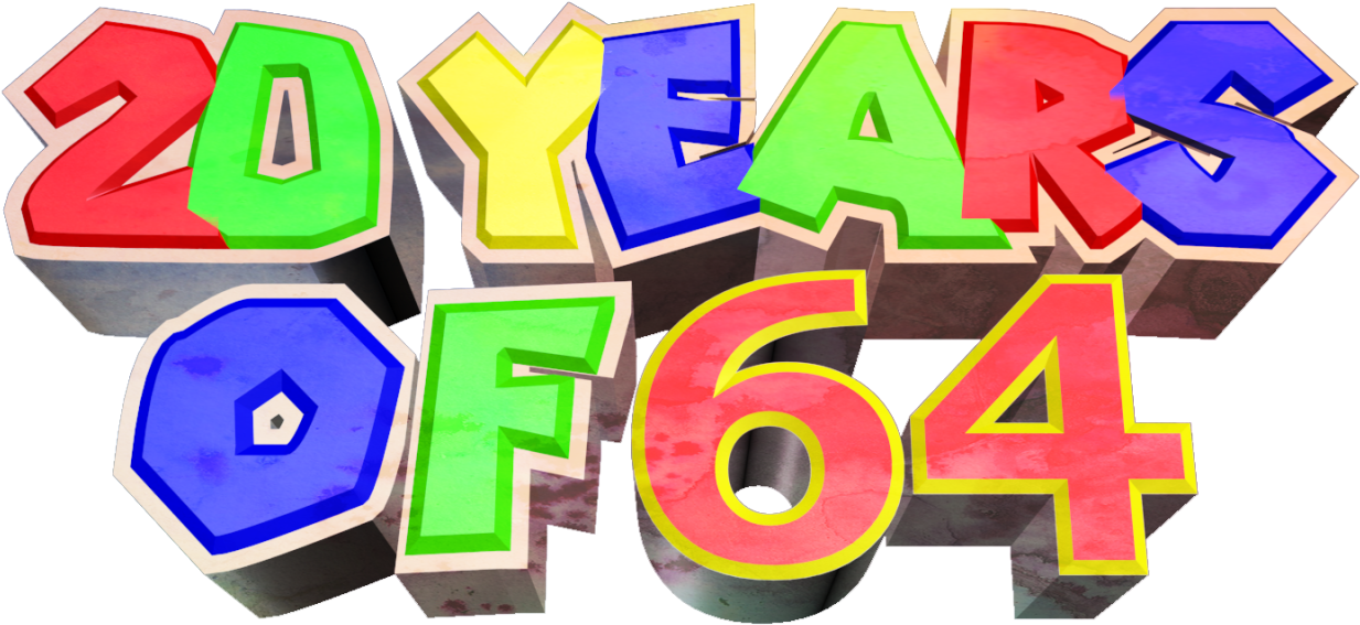 20 Years Of 64 Wallpapers - Nintendo 64 20 Years Clipart (1280x639), Png Download