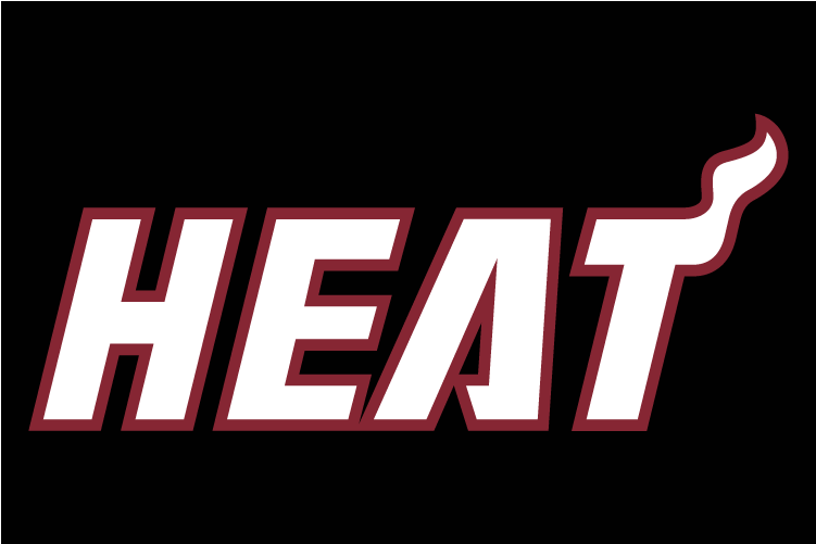 Miami Heat Logos Iron On Stickers And Peel-off Decals - Miami Heat Clipart (750x930), Png Download