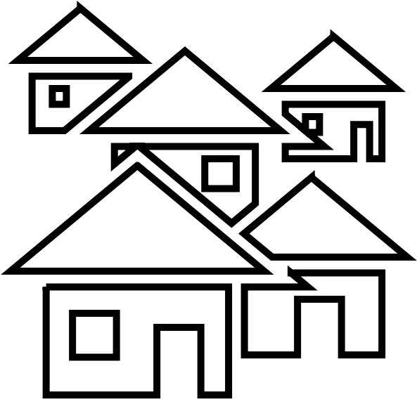 Village Clipart (640x640), Png Download