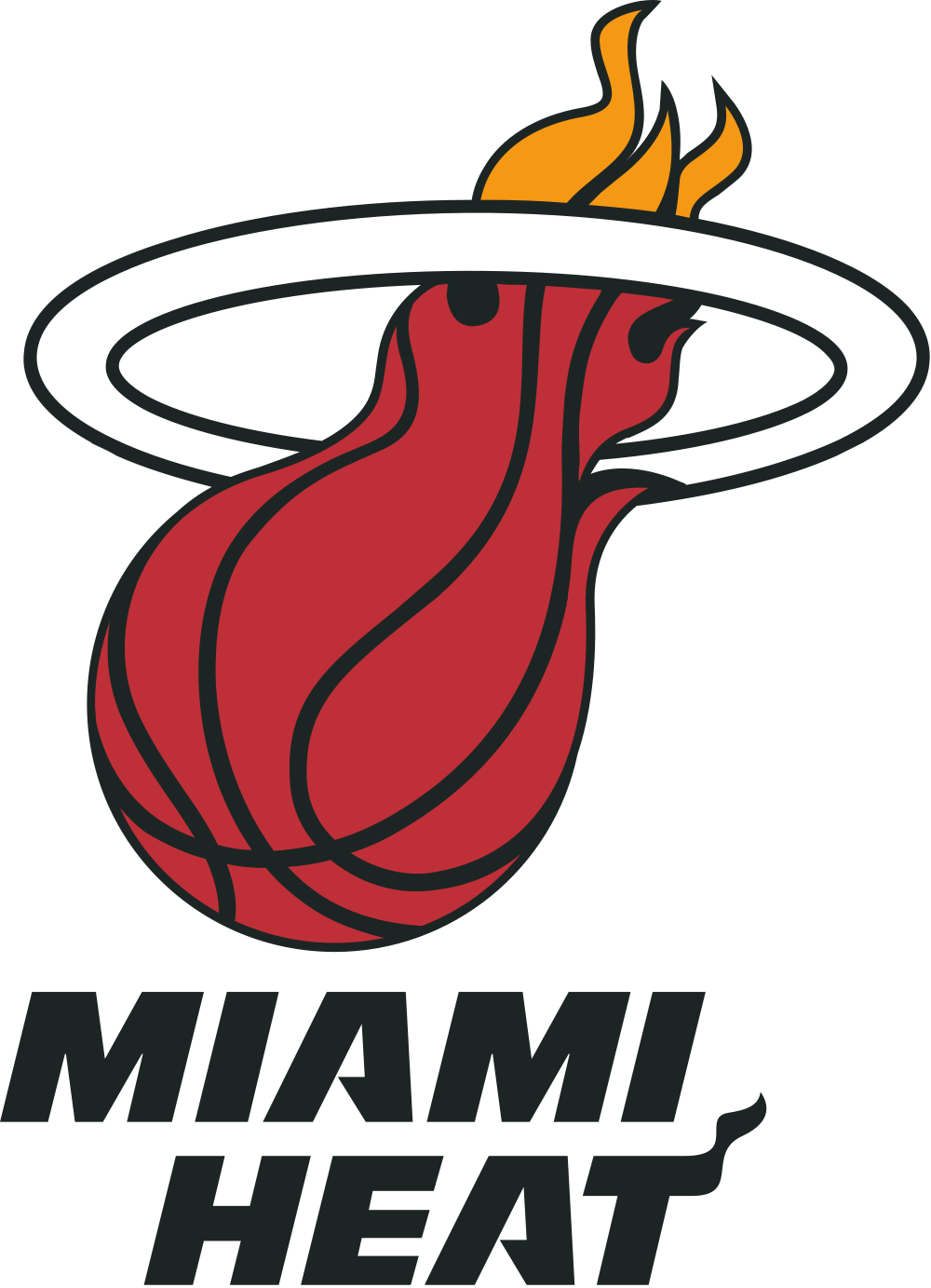 Utah Jazz Play Miami Heat On December 12th, 2018 At - Nba Miami Heat Logo Clipart (1000x1383), Png Download