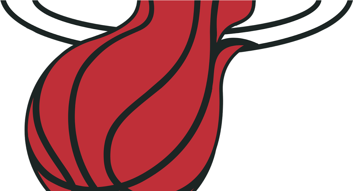 Miami Heat's First Logo Clipart (1200x630), Png Download