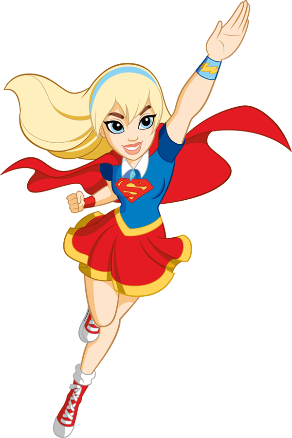 Dc Superhero Girls Supergirl Png Clipart (600x899), Png Download
