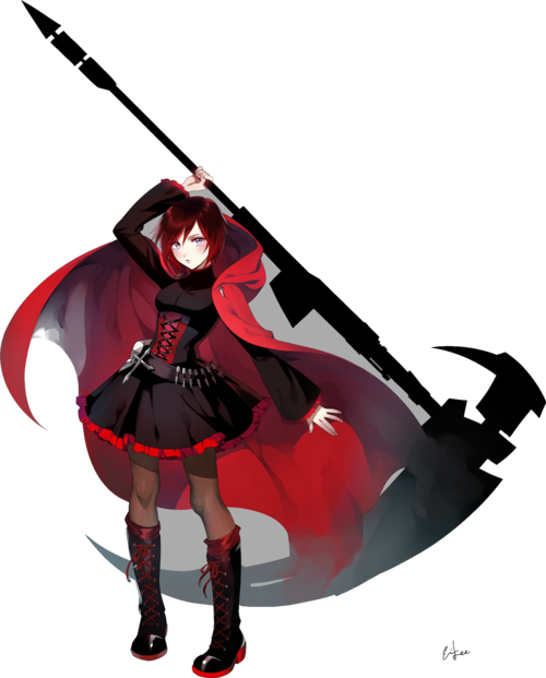 Rwby Ruby Png - Ruby Rwby Clipart (500x621), Png Download